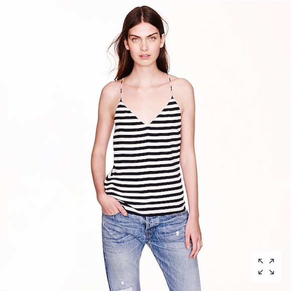 J. Crew Tops - JCrew Carrie Cami in stripe